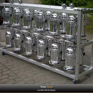 Power Sound 6er BAR PAR 64 Strahler mieten.